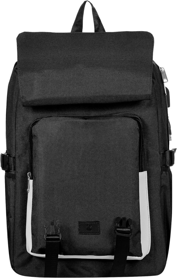 Zizito Unisex-Schulrucksack mit USB-Anschluss – Bild 9