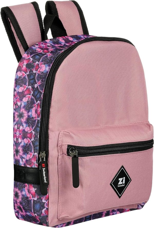 Zizito Kinderrucksack mit Blumenmuster für Mädchen ab 6 Jahre