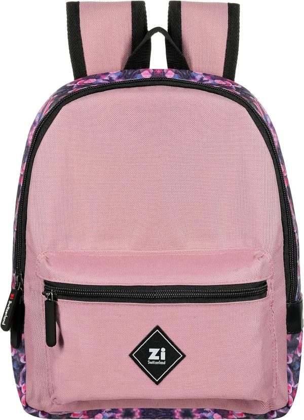 Zizito Kinderrucksack mit Blumenmuster für Mädchen ab 6 Jahre