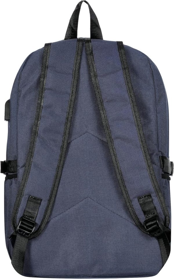 Zizito Leichter Unisex-Schulrucksack mit USB - Farbwahl