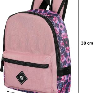 Zizito Mädchen Kinderrucksack - Leicht, Blumenmuster, 6 Jahre+