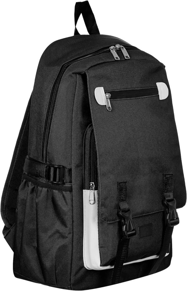 Zizito Unisex-Schulrucksack mit USB-Anschluss – Bild 8