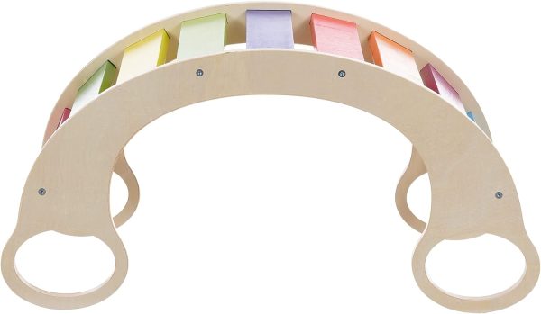 Rainbow Rocker: Montessori Kletterbogen für Kinder