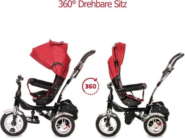 zizito troy dreirad 6 monate bis 25 kg 360 sitz 4