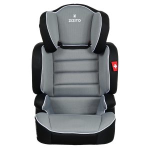 ZIZITO JUNONA-II Grau - 2-in-1 Kindersitz 15-36 kg, Gruppe 2/3, 3-12 Jahre