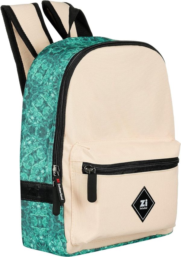 Zizito Mädchen Kinderrucksack - Leicht, Blumenmuster, 6 Jahre+