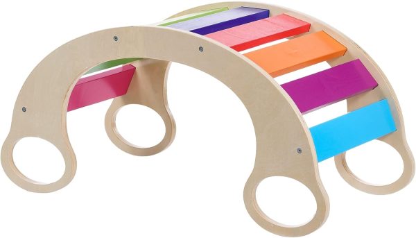 Rainbow Rocker: Montessori Kletterbogen für Kinder