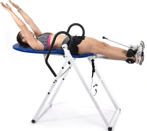 Zizito Foldable Inversion Table, Gravity & Back Trainer, Weight Capacity up to 140 kg, for Back Strengthening and Pain 4