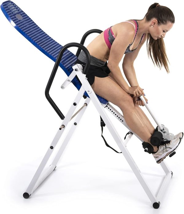 Zizito Foldable Inversion Table, Gravity & Back Trainer, Weight Capacity up to 140 kg, for Back Strengthening and Pain 5