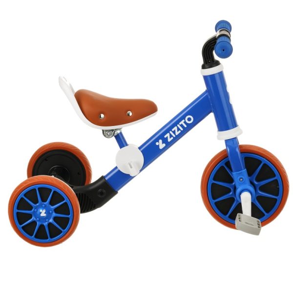 REMO Zizito 3-in-1 Tricycle, Balance Bike with Training Wheels, from 2 Years, Blue 2